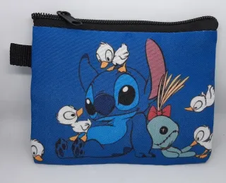 MONEDERO DE TELA PARA FANS DE STITCH- Nuevo