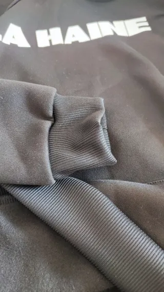 Sudadera "LA HAINE" Negra con Capucha