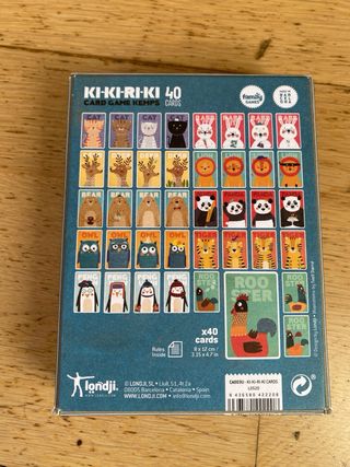 Juego de cartas Londji Ki-ki-ri-ki