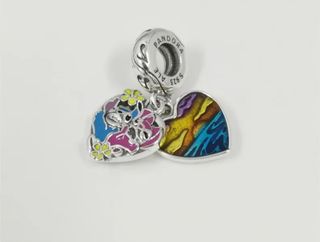 Doble Charm Corazón Stitch Disney Pandora