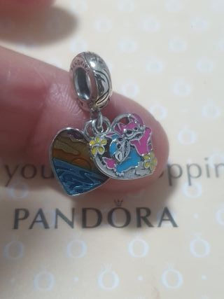 Doble Charm Corazón Stitch Disney Pandora