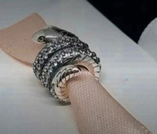 Charm Pandora Serpiente Brillante Plata