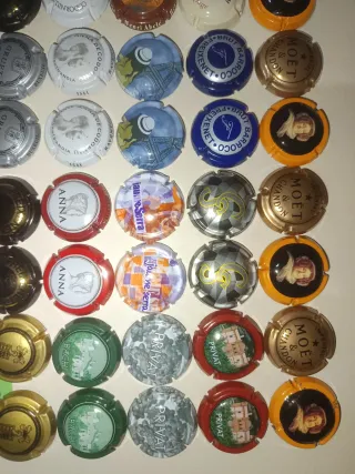56 Chapas de Cava Colección