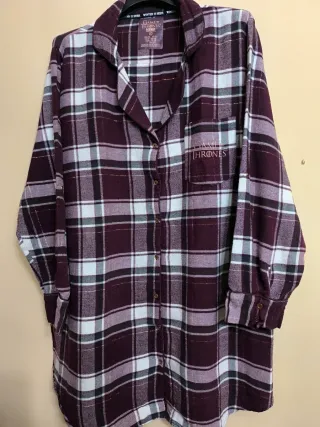 Camisola cuadros Game of Thrones Primark Talla XL