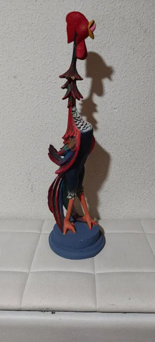 Escultura Gallo Madera