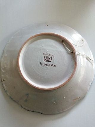 Plato cerámica Don Quijote y Sancho Panza (2)