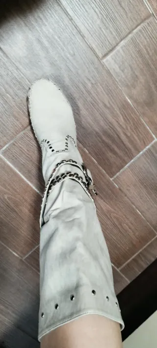 Botas altas Flyfor beige