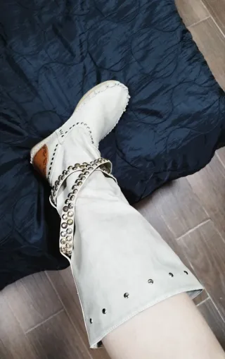 Botas altas Flyfor beige