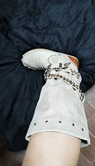 Botas altas Flyfor beige