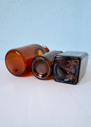 Frascos Antiguos Farmacia Laboratorio Botellas