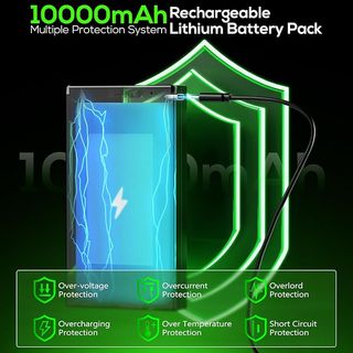 METACUCU Batería 10000mAh Cámara Caza GardePro E6P