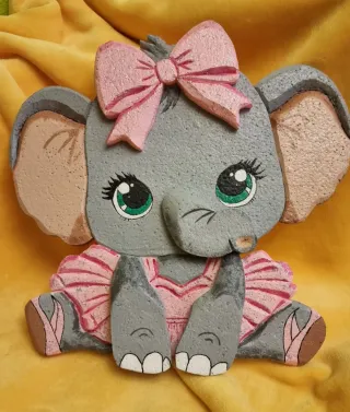 Cesta Bebé Personalizada Elefanta