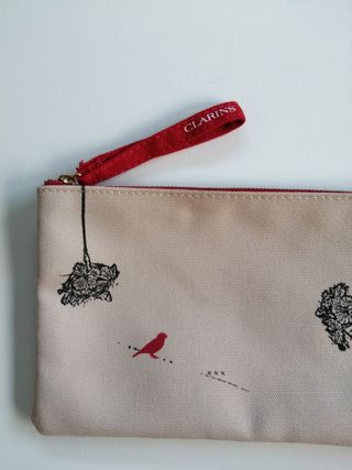 Neceser Clarins Flores y Pájaro