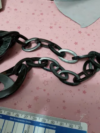 Collana lunga maglie spesse