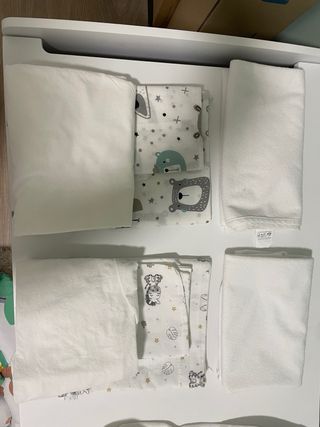 Cuna colecho Parvuli + colchón + 2 juegos sabanas