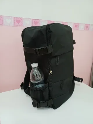 Zaino borsone viaggio bagaglio a mano aereo Nero