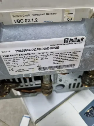Ventilador Caldera Vaillant
