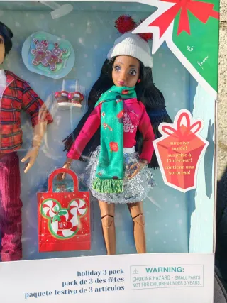 Set di 3 bambole Disney ILY 4EVER Natale Pack 3