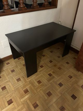 Mesa de centro elevable negra