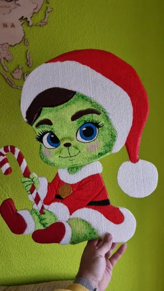 Decoración Navideña El Grinch