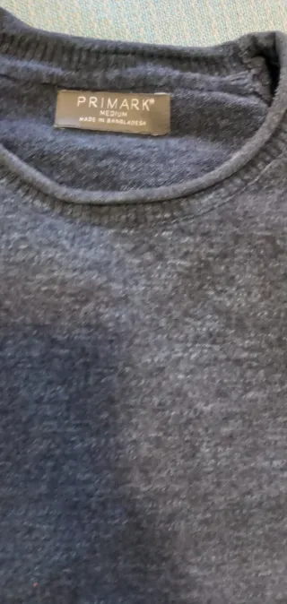 Jersey fino Primark azulon hombre Talla M