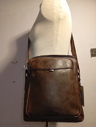 Bolso bandolera marrón