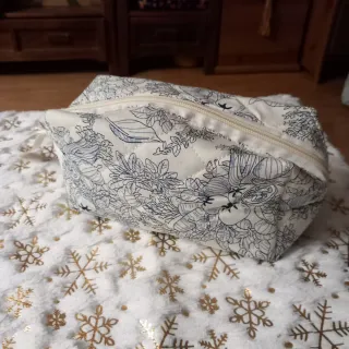 Neceser estampado floral