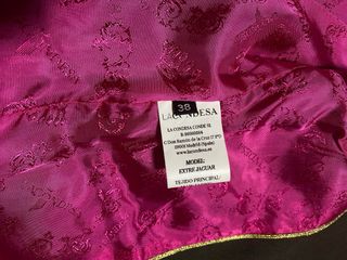 LA CONDESSA Traje Verde con Leopardo