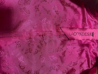 LA CONDESSA Traje Verde con Leopardo