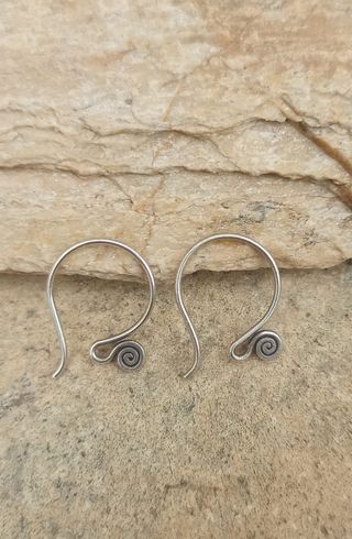 Pendientes étnicos de plata