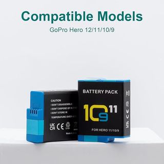 BCMCZCDC Cargador y 2 Baterías 2000mAh Gopro Hero