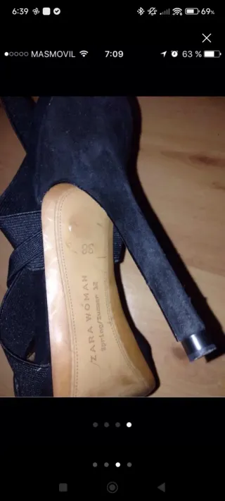 Sandalias Zara Tacón Alto