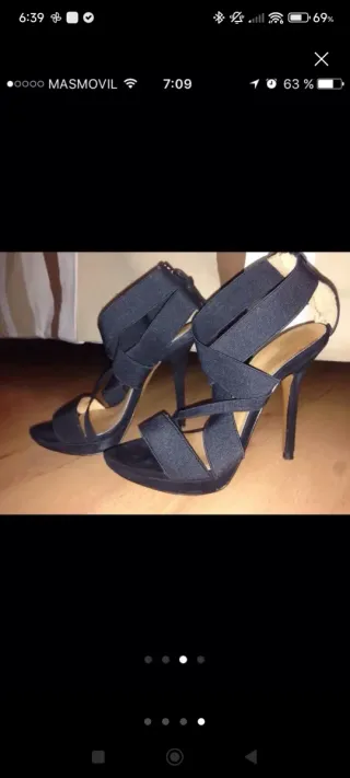 Sandalias Zara Tacón Alto