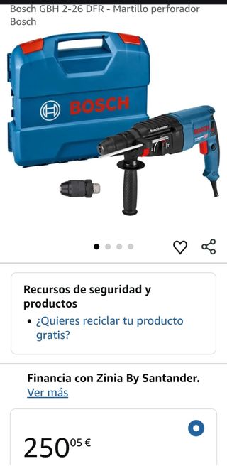 Taladro Percutor Bosch GBH 2-26 Profesional