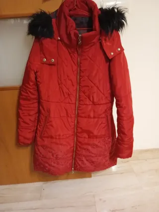 Anorak Desigual Rojo Mujer Rojo oscuro