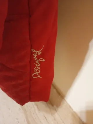 Anorak Desigual Rojo Mujer Rojo oscuro