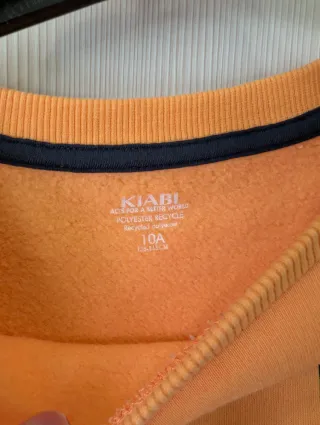 Lote: Sudadera Naranja y Chaleco Batman