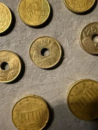 Colección monedas con errores únicas