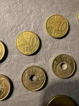 Colección monedas con errores únicas