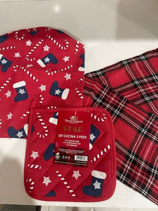 Set Cucina 3 Pezzi Natale