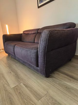 Sofá Cama Púrpura Tela
