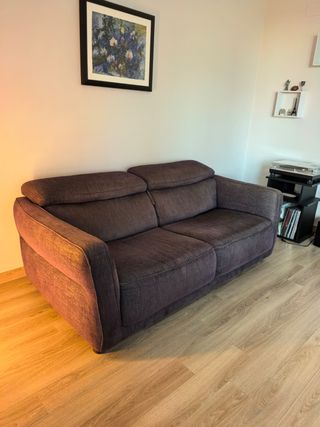 Sofá Cama Púrpura Tela