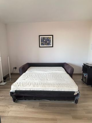 Sofá Cama Púrpura Tela