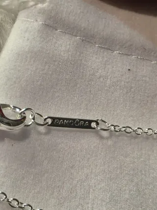 Conjunto Pandora Corazón Rojo Plata