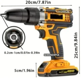 TALADRO ATORNILLADOR MULTIFUNCIONAL.