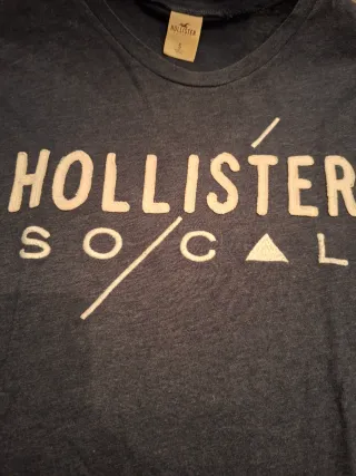 T-shirt Hollister Blu Taglia S