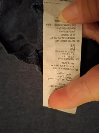 T-shirt Hollister Blu Taglia S