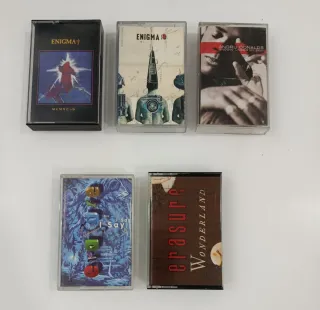 6 ENIGMA Y ERASURE Cintas Cassettes ELIGE