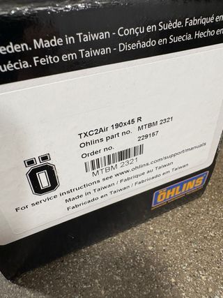 Amortiguador Ohlins 190x45 R