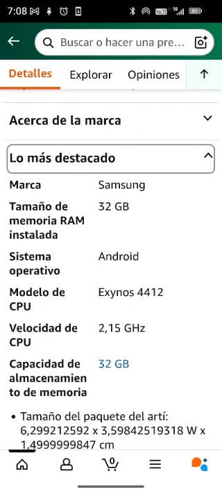 Samsung Galaxy S7 32GB Dorado/Plateado